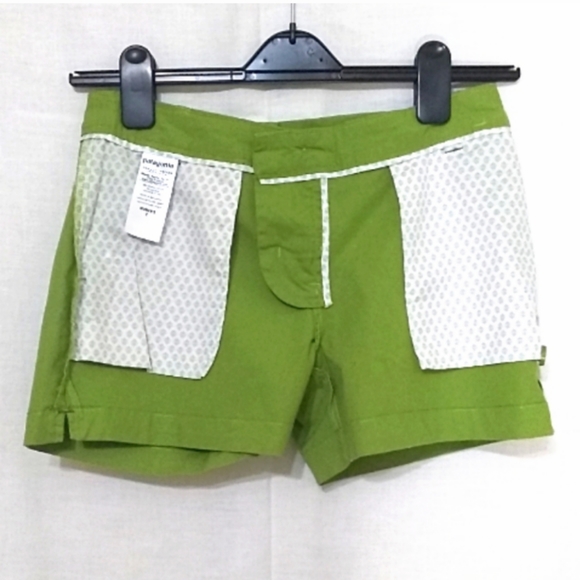 Patagonia Green Stretch All Wear Shorts 4" Inseam - Picture 6 of 8